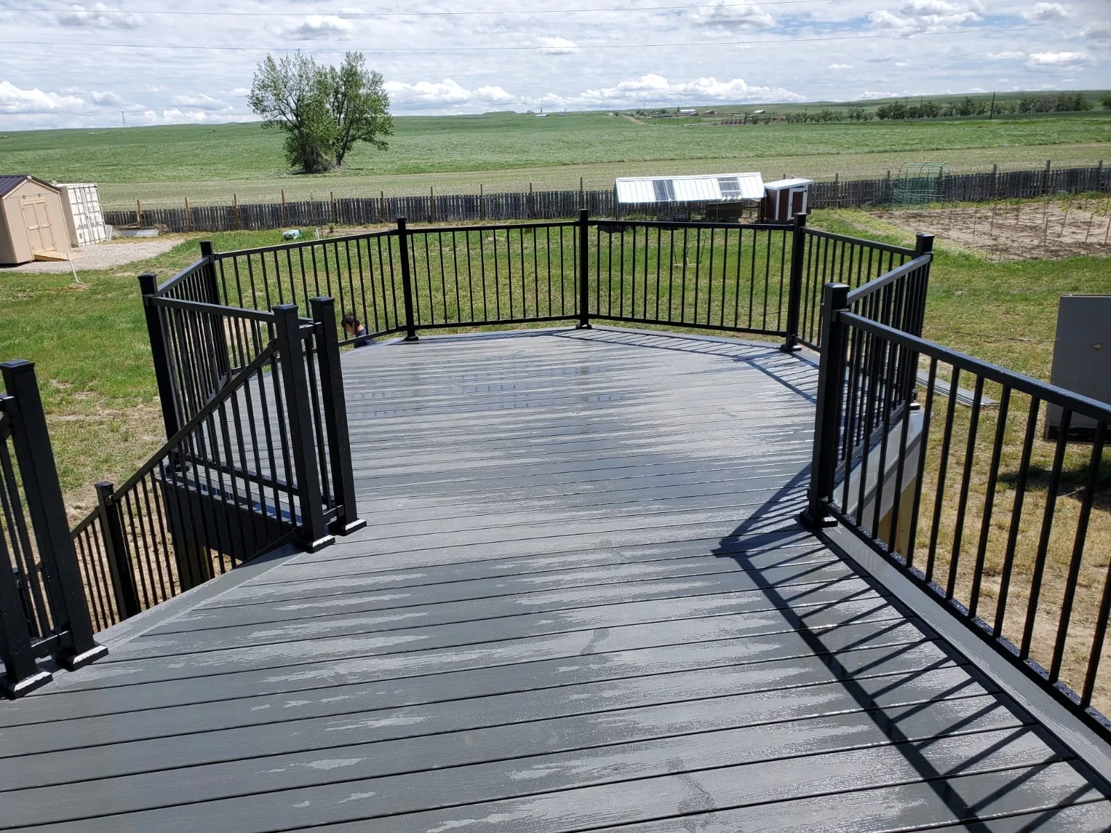 Prairie-View Composite Deck in Ray, ND