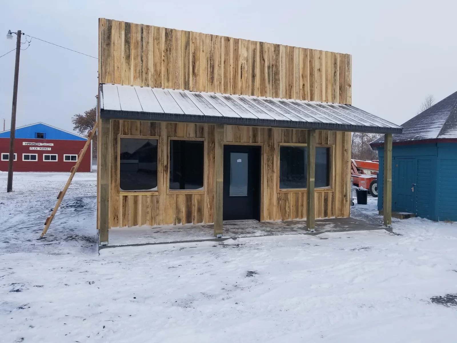 Rustic Storefront Build in Tioga, ND