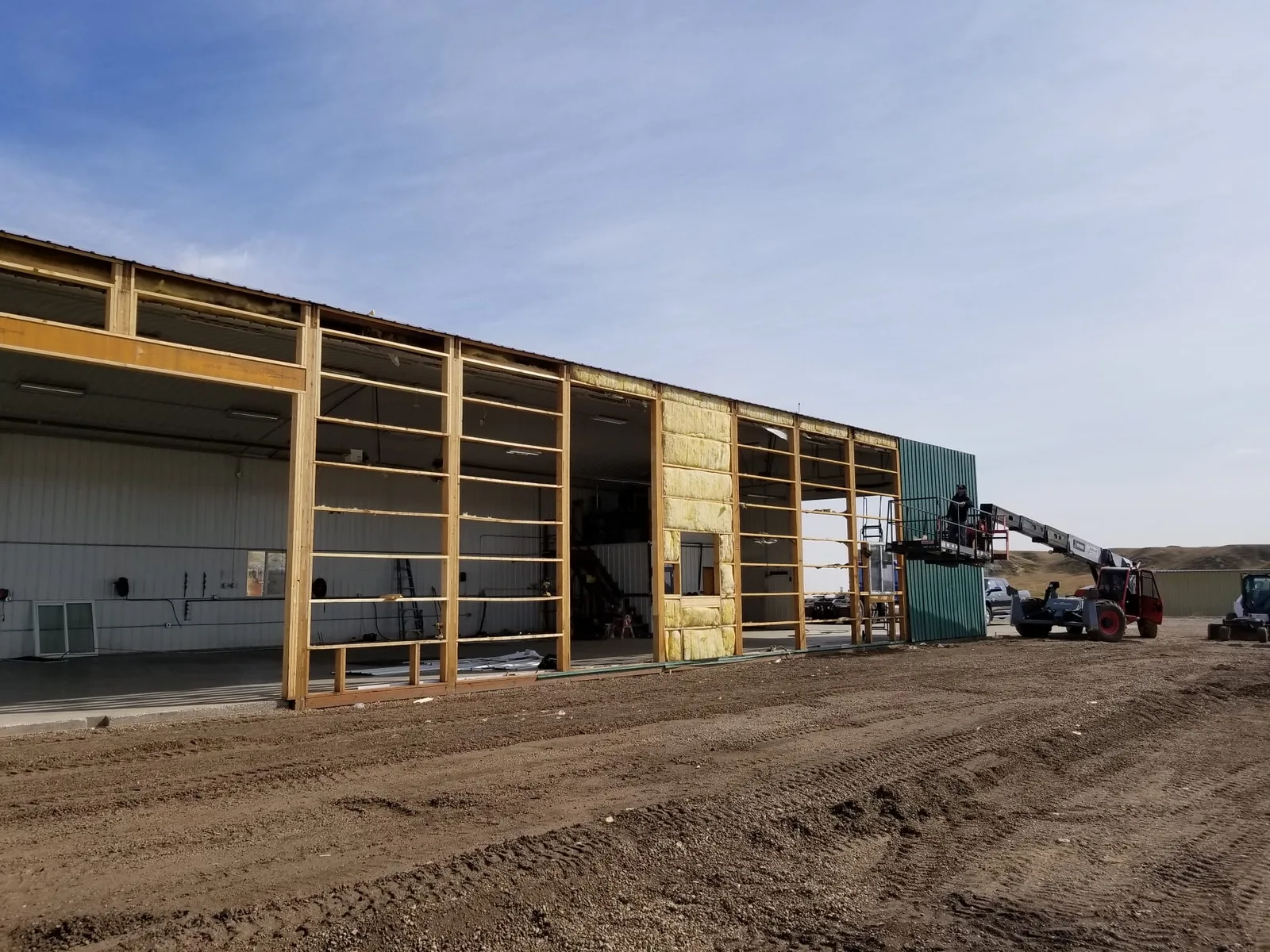 Shop Building Addition in Alexander, ND
