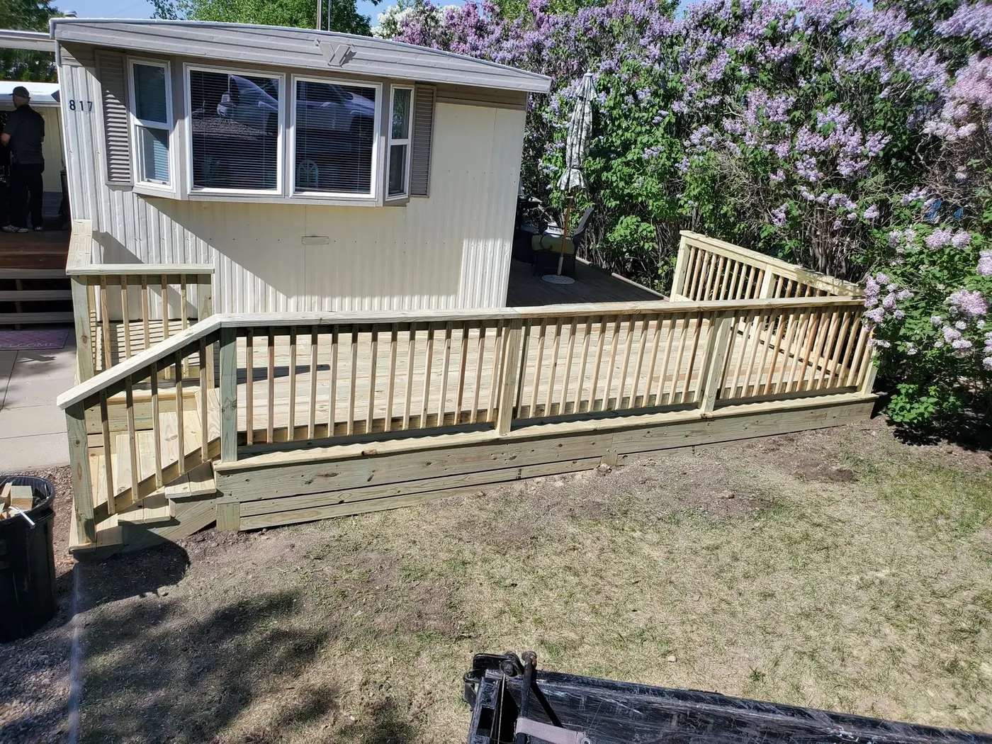 Walkout Deck & Pergola in Stanley, ND